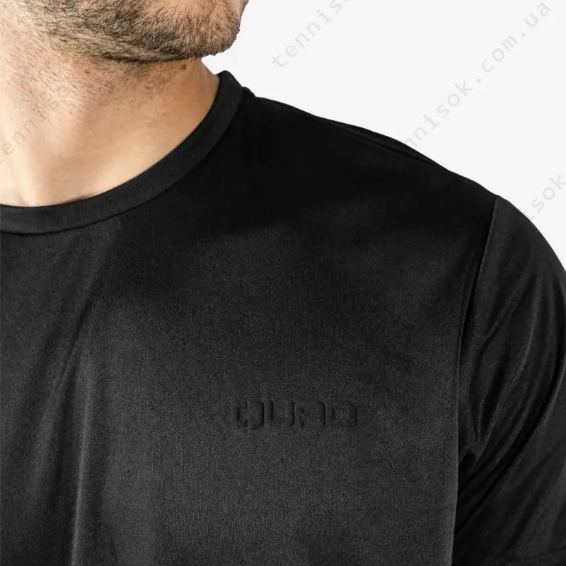 Тенісне поло Quad Men Elemental T-Shirt Black
