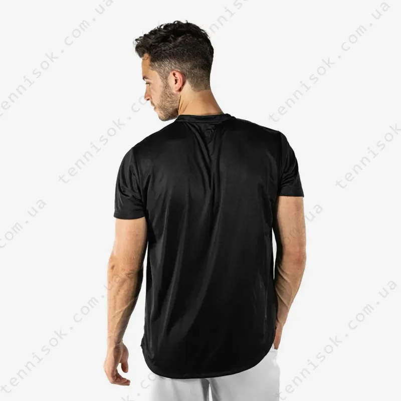 Тенісне поло Quad Men Elemental T-Shirt Black