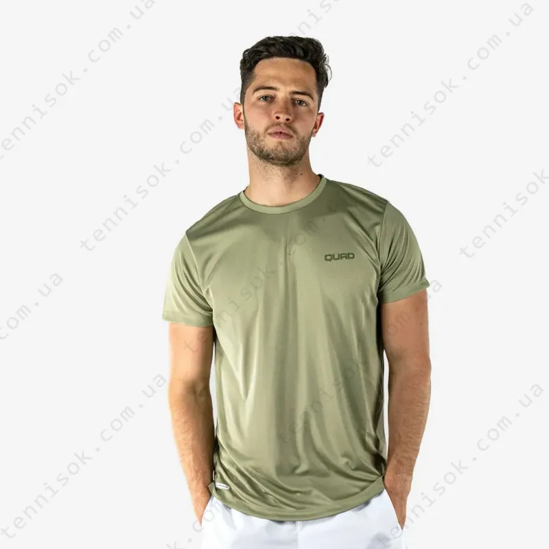 Теннисное поло Quad Men Elemental T-Shirt Green