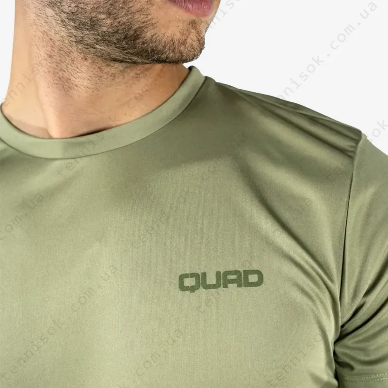 Теннисное поло Quad Men Elemental T-Shirt Green