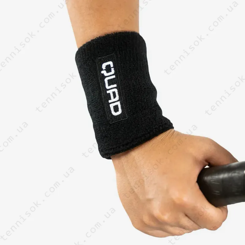 Напульсники для паделу Quad Padel Wristband Black