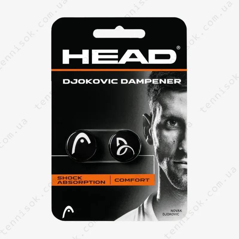 Виброгасители для теннисной ракетки Head Djokovic Dampener 2pcs Pack BK 285704