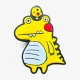 Віброгасники для тенісної ракетки Dino Yellow Vibration Dampener