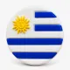 Віброгасники для тенісної ракетки Flag of Uruguay Vibration Dampener