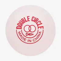 М'ячики DHS Double Circle Dual 40+ White 1pcs