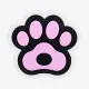 Виброгасители для теннисной ракетки Paw Pink/Black Vibration Dampener