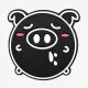 Виброгасители для теннисной ракетки Piglet Black Vibration Dampener