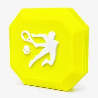 Виброгасители для теннисной ракетки Tennis Yellow Neon Vibration Dampener