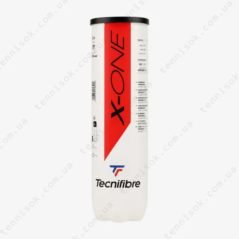 Тенісні м'ячі Tecnifibre X-One 4 ball