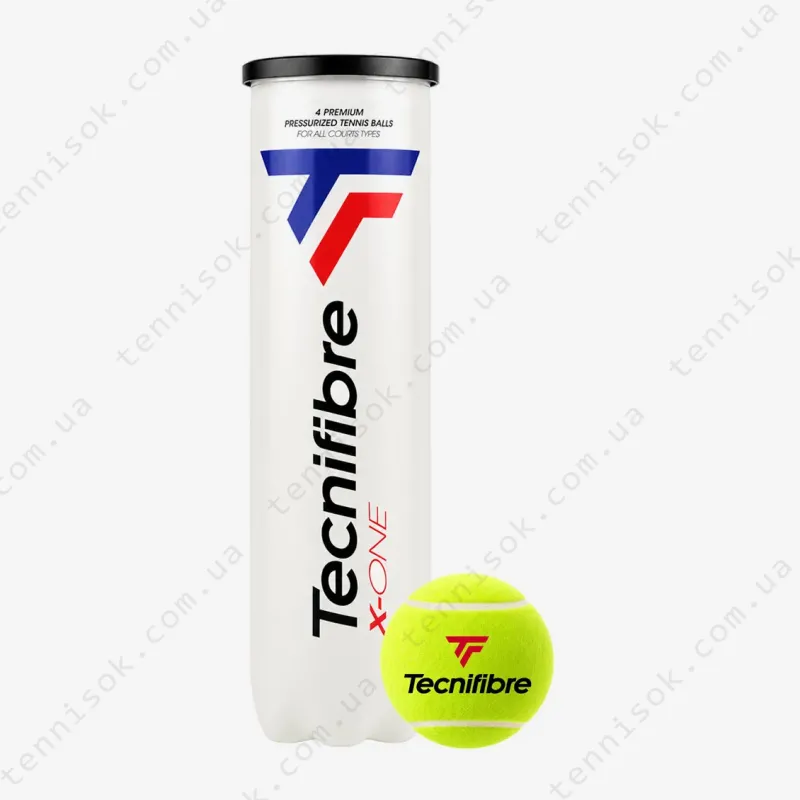 Тенісні м'ячі Tecnifibre X-One 4 ball
