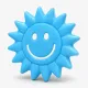 Виброгасители для теннисной ракетки Sun Blue Vibration Dampener