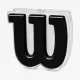 Виброгасители для теннисной ракетки Wilson Logo Black Vibration Dampener