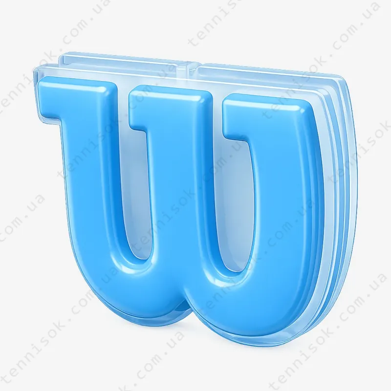 Виброгасители для теннисной ракетки Wilson Logo Light Blue Vibration Dampener