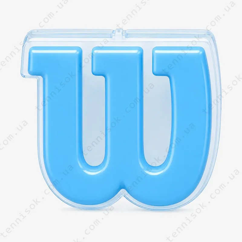 Виброгасители для теннисной ракетки Wilson Logo Light Blue Vibration Dampener