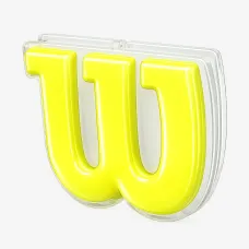 Виброгасители для теннисной ракетки Wilson Logo Neon Yellow Vibration Dampener