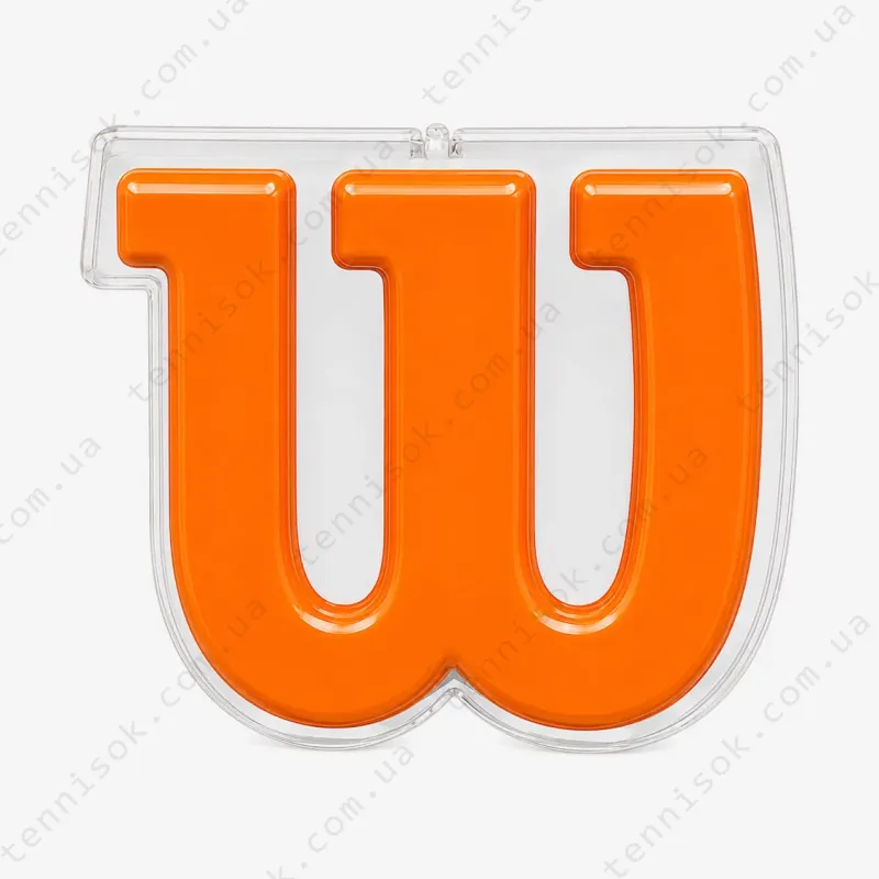 Виброгасители для теннисной ракетки Wilson Logo Orange Vibration Dampener