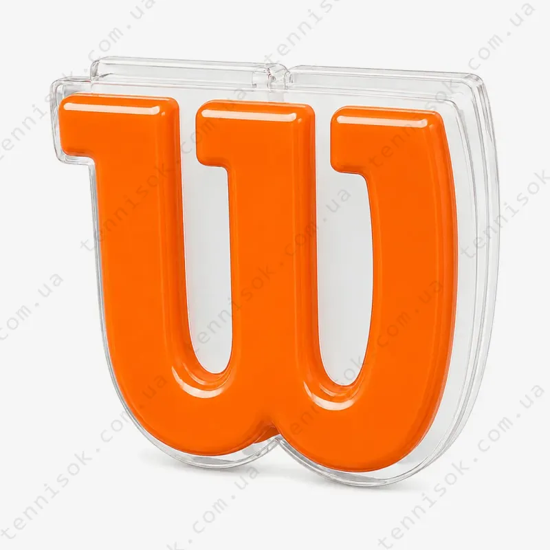 Виброгасители для теннисной ракетки Wilson Logo Orange Vibration Dampener