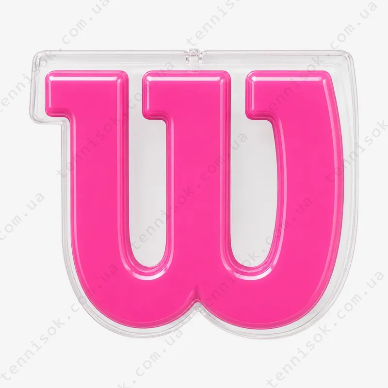 Віброгасники для тенісної ракетки Wilson Logo Pink Vibration Dampener