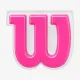 Віброгасники для тенісної ракетки Wilson Logo Pink Vibration Dampener