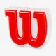 Виброгасители для теннисной ракетки Wilson Logo Red Vibration Dampener