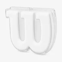 Виброгасители для теннисной ракетки Wilson Logo White Vibration Dampener
