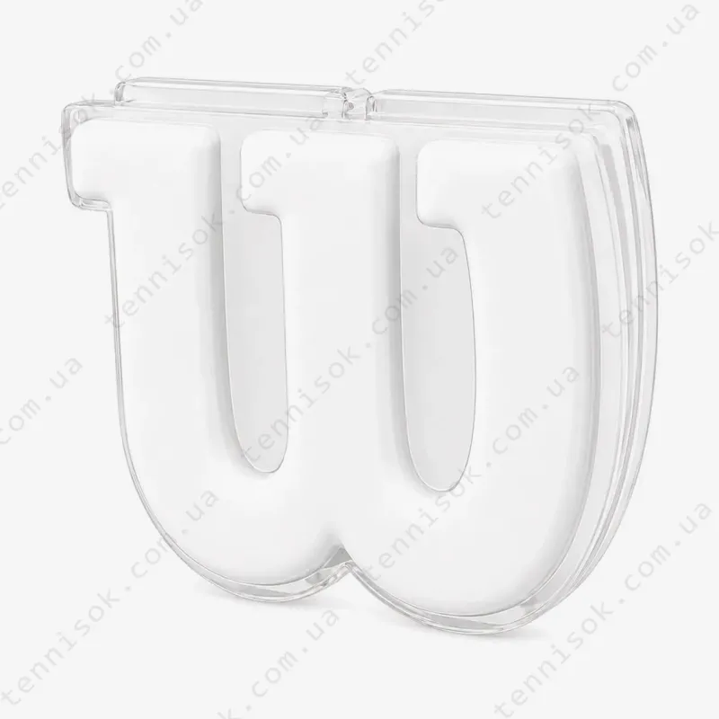Виброгасители для теннисной ракетки Wilson Logo White Vibration Dampener
