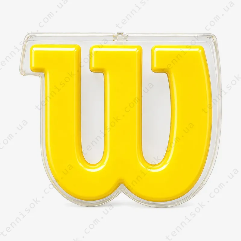 Виброгасители для теннисной ракетки Wilson Logo Yellow Vibration Dampener