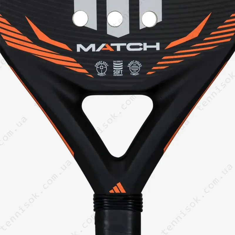 Ракетка для падела Adidas Match Black 2026 AR5GA3U23