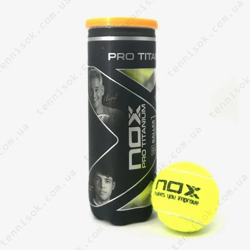 М'ячі для паделу Nox Pro Titanium 3ball