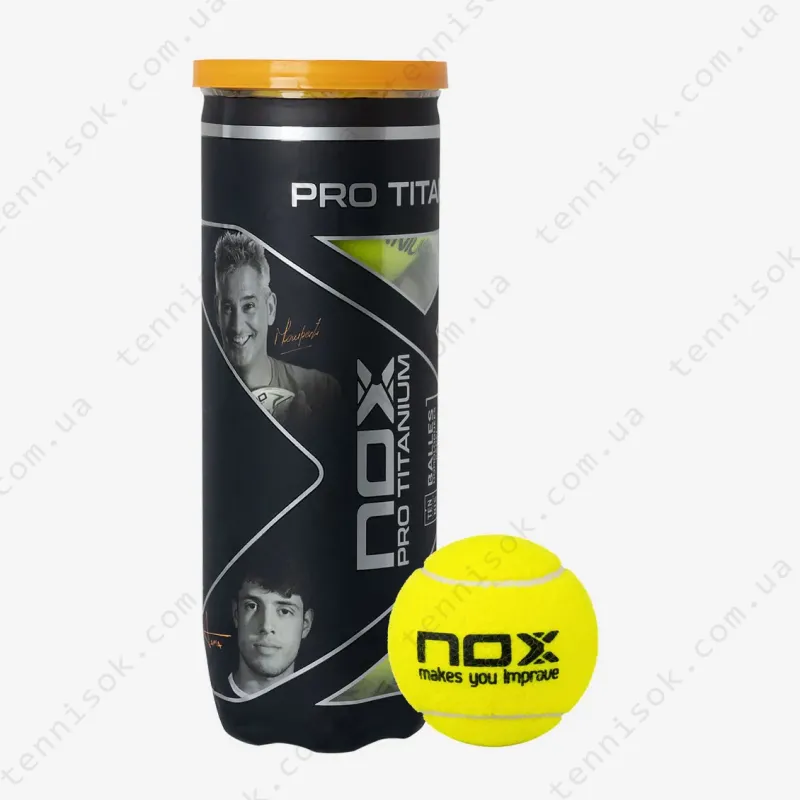 М'ячі для паделу Nox Pro Titanium 3ball