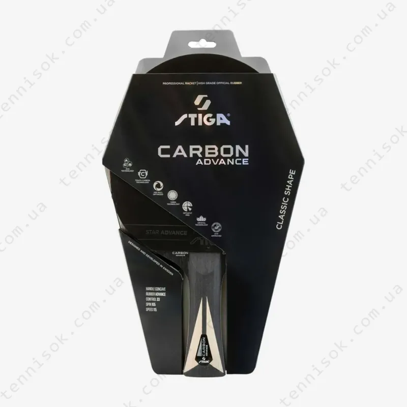 Ракетки для настільного тенісу Stiga Carbon Advance FL