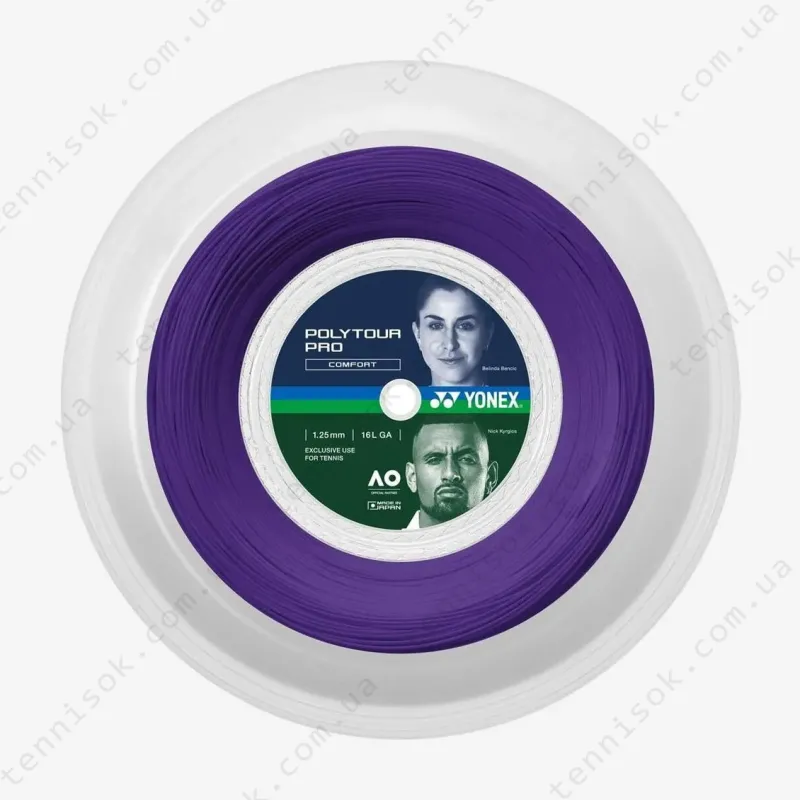 Теннисные струны Yonex Poly Tour Pro Midnight Purple (200 m)