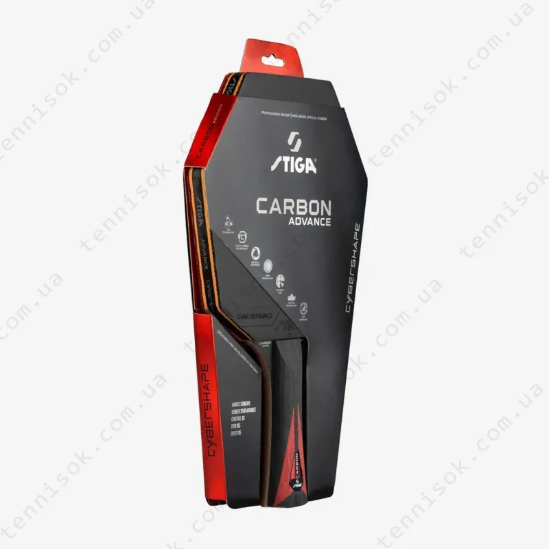 Ракетки для настільного тенісу Stiga Carbon Advance Cybershape FL