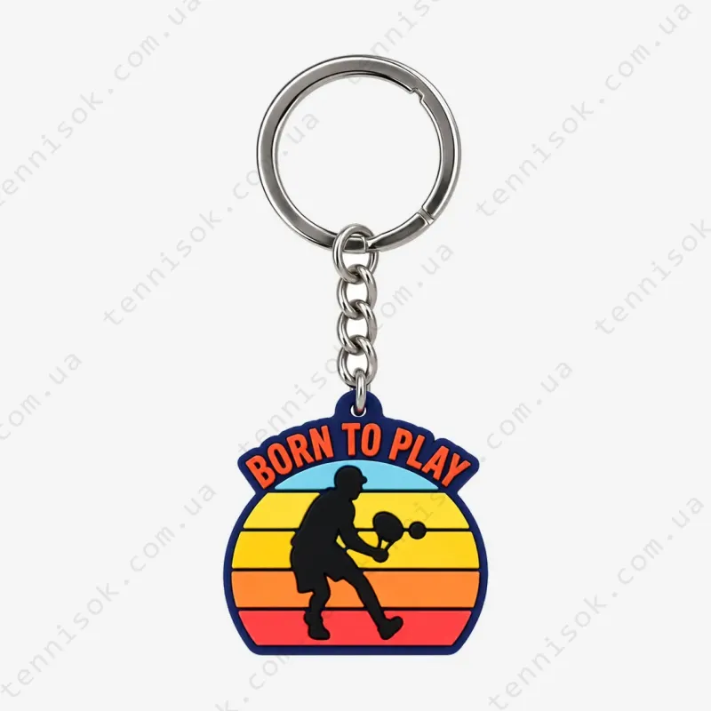 Брелок Born to Play Keychain