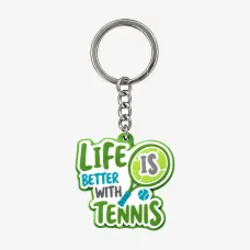 Брелок Life is better with tennis Keychain