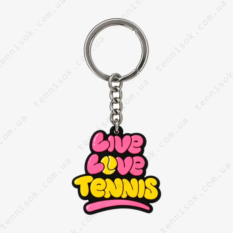 Брелок Live Love Tennis Keychain