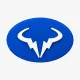 Виброгасители для теннисной ракетки Rafa Blue/White Vibration Dampener