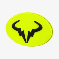 Rafa Neon Yellow/Black Vibration Dampener Tennis Racket