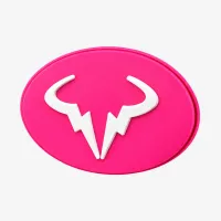 Rafa Pink/White Vibration Dampeners for Tennis Rackets