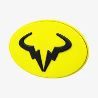 Rafa Yellow/Black Vibration Dampener Tennis Racket