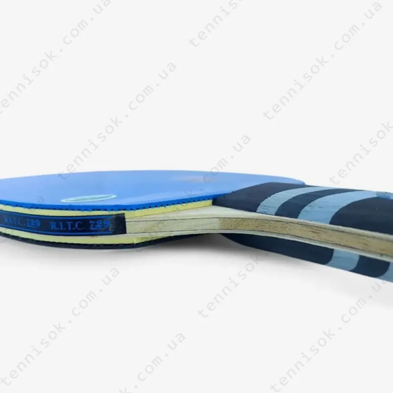 Ракетки для настільного тенісу 729 Very 6 blue + black rubber