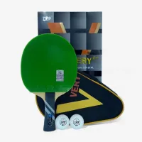 Ракетки для настольного тенниса 729 Very 6 green + black rubber