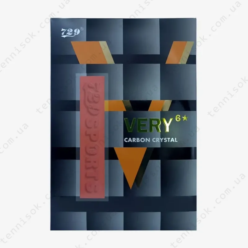 Ракетки для настільного тенісу 729 Very 6 green + black rubber