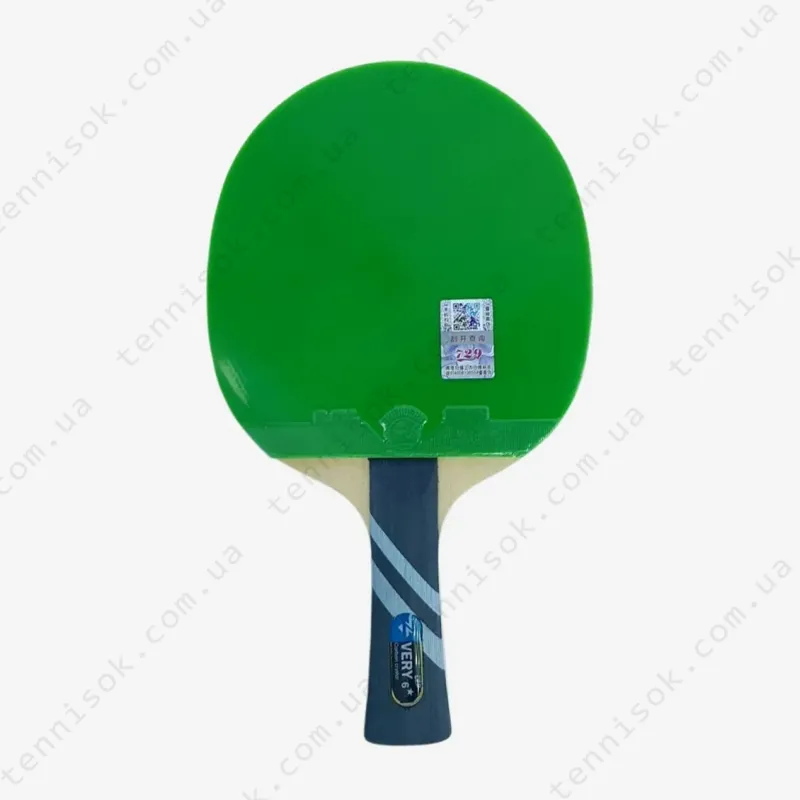 Ракетки для настільного тенісу 729 Very 6 green + black rubber