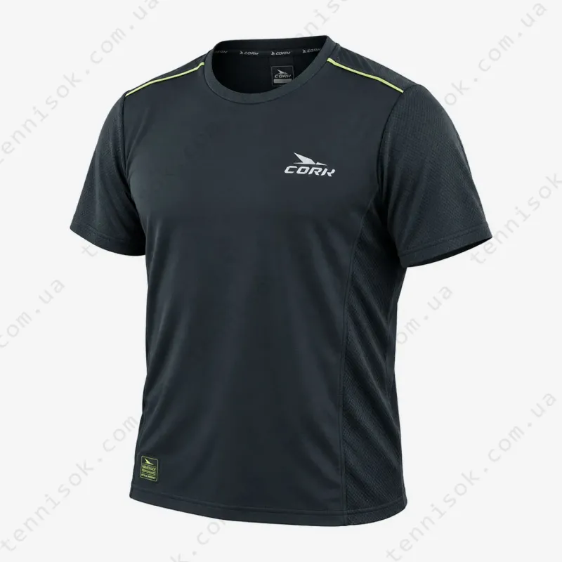 Футболка для падела Cork Padel T-shirt Black