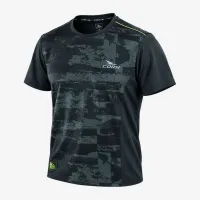 Футболка для паделу Cork Padel T-shirt Print Black