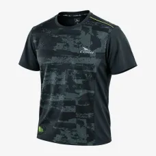 Футболка для падела Cork Padel T-shirt Print Black