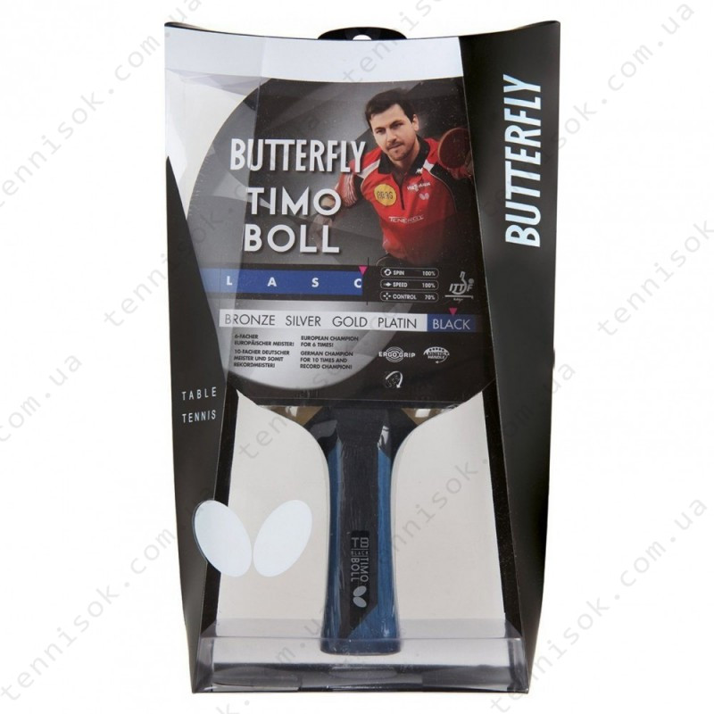 Ракетка для настільного тенісу Butterfly Timo Boll Black