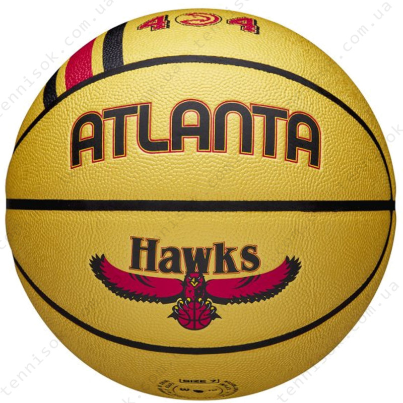 М'яч баскетбольний Wilson NBA Team City Collector BSKT Atlanta Hawks