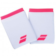 Напульсники Babolat Logo Jumbo Wristband White/Carrot 5US18262
